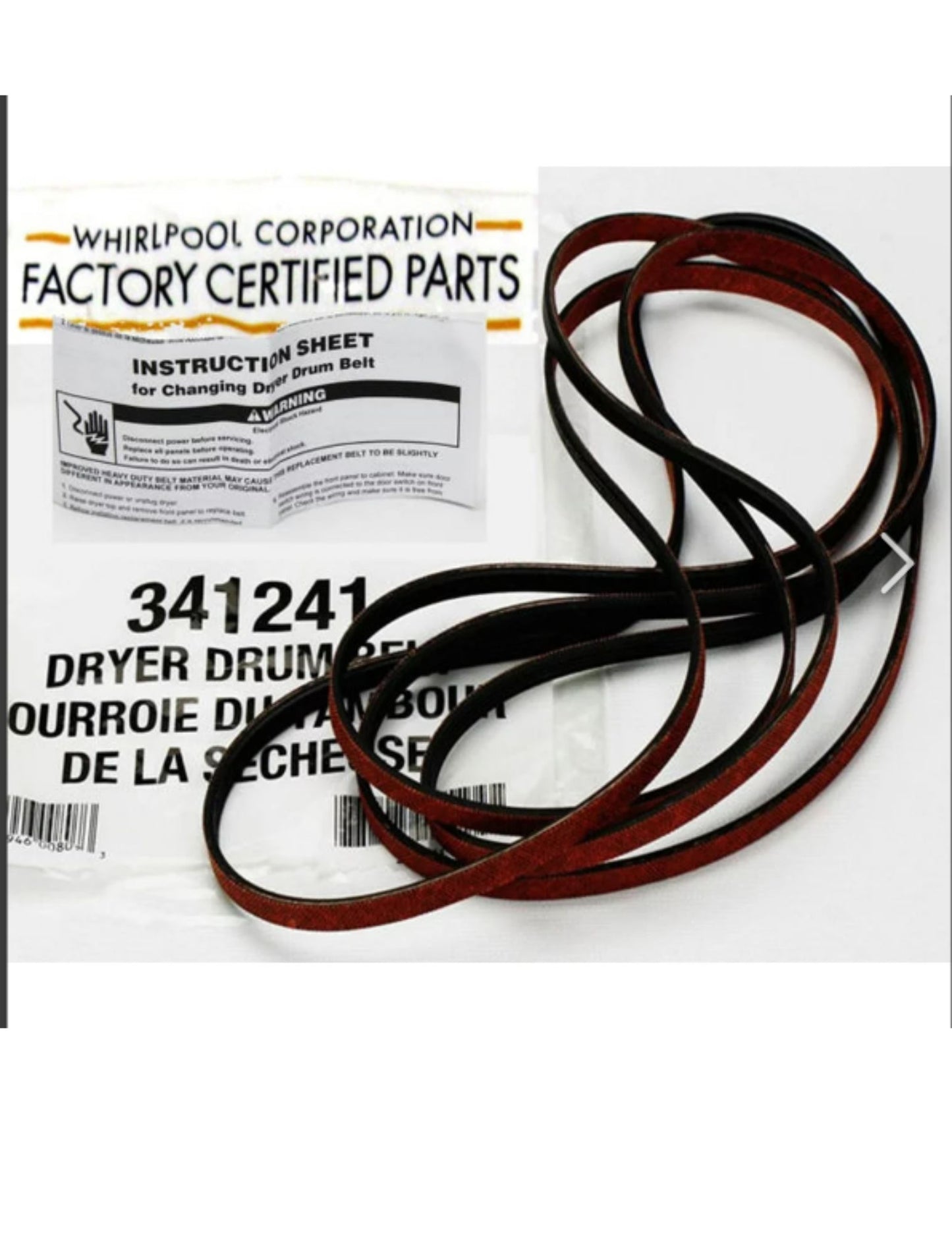 Whirlpool 341241 Dryer Drive Belt